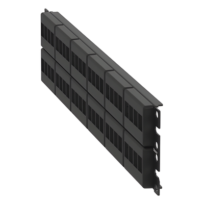 Panduit NKFP48Y Panel de Parcheo Modular / 48 Puertos / 2UR / 19' Ancho / Acero Inoxidable y ABS / ROHS