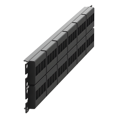 Panduit NKFP48Y Panel de Parcheo Modular / 48 Puertos / 2UR / 19' Ancho / Acero Inoxidable y ABS / ROHS
